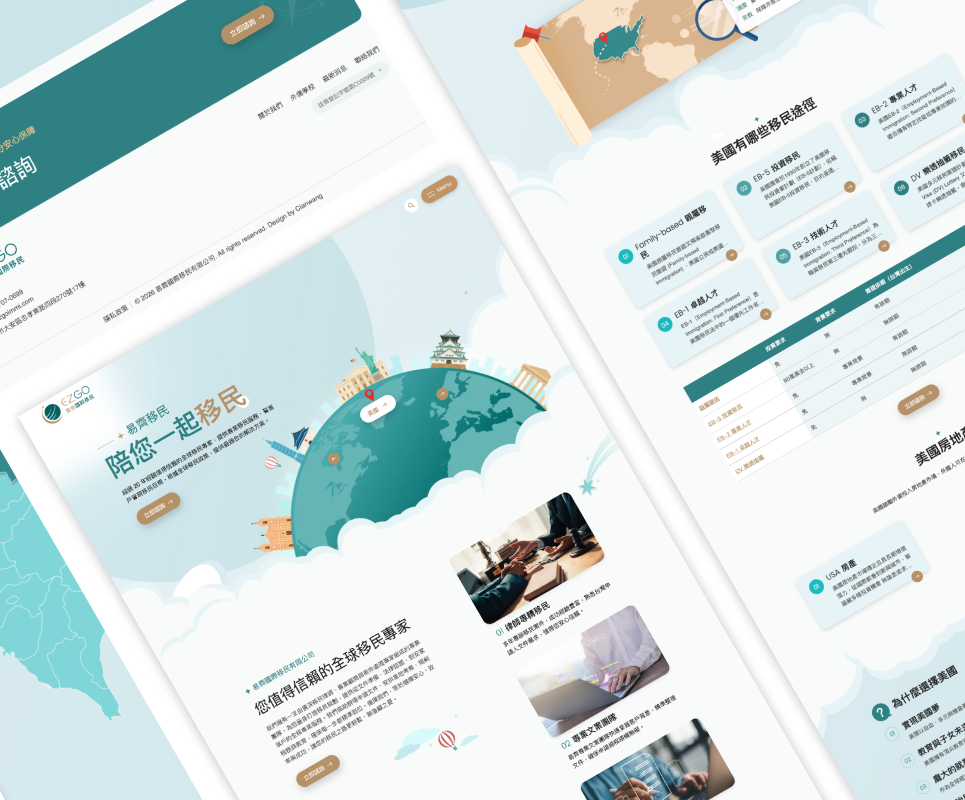 易齊移民網站改版建置