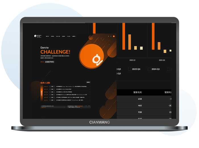 遊戲橘子投資人關係網站｜企業級 IR 平台