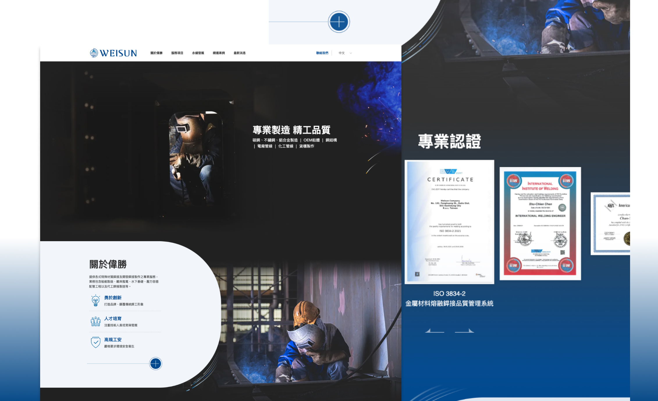 偉勝企業官網建置